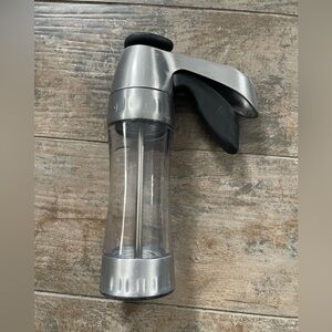 Wilton Silver and Black Cookie Press / Icing Dispenser